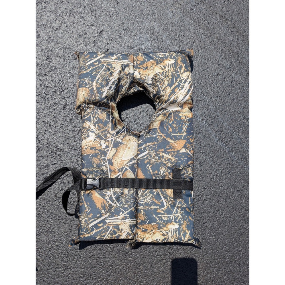 Near-Shore Buoyant Vest Type II PFD Camo Adult Universal Model 101 USCG Approved